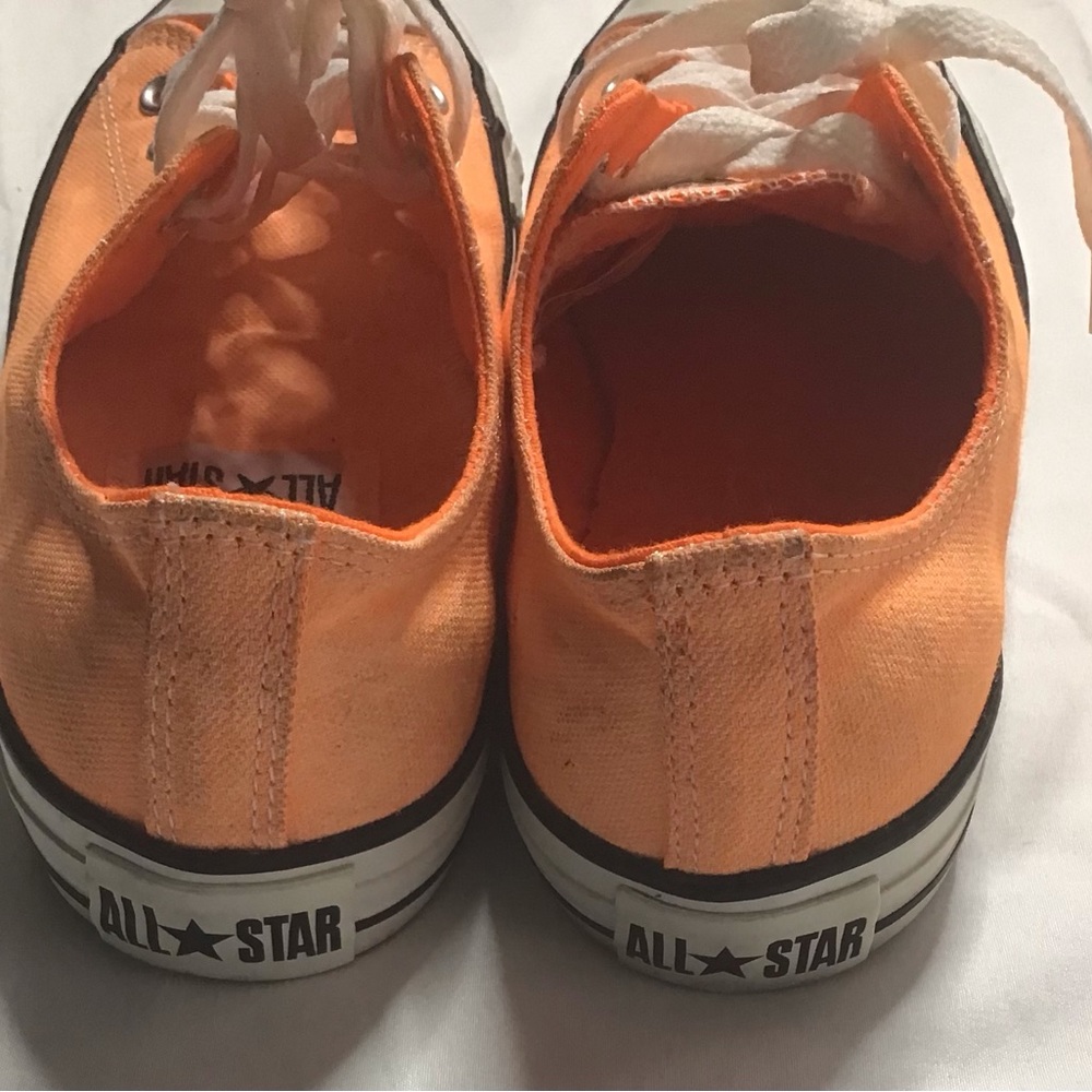CONVERSE ALL STAR Sneakers. Light Orange. Woman’s Sz 10. EUC - Picture 3 of 4